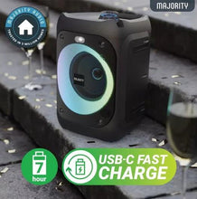 Load image into Gallery viewer, MAJORITY P100 Portable Bluetooth Speaker - Black
