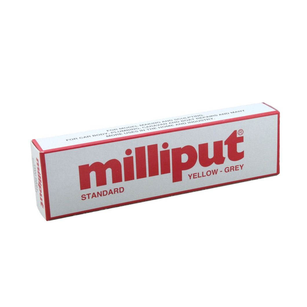 Milliput 2-Part Self Hardening Putty, Standard Yellow Grey