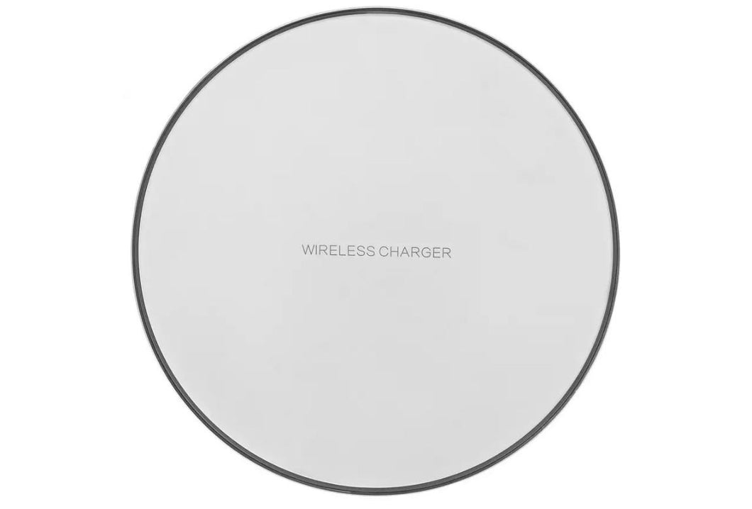 10W White Wireless Charger | 10w of power, via wireless induction | Fast charge: faster than standard charging, for when time is of the essence | 1.5m cable.