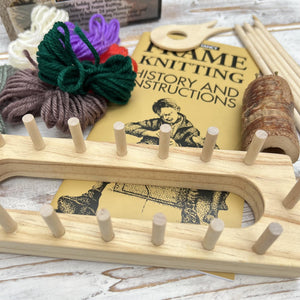 Discover Timeless Knitting Techniques with Our Frame Knitting Creative Kit | Unlock Historic Skills