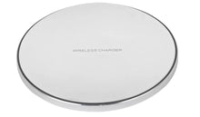 Load image into Gallery viewer, 10W White Wireless Charger | 10w of power, via wireless induction | Fast charge: faster than standard charging, for when time is of the essence | 1.5m cable.
