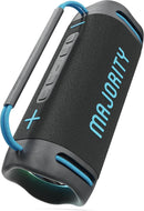 Refurbished Majority Move M4 70W Portable Bluetooth Speaker – IP67 Waterproof, 30-Hour Battery & Party Lights