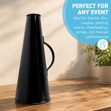 Load image into Gallery viewer, Vintage Director's Metal Megaphone — Classic Hollywood Film Prop &amp; Loud Hailer | Fancy Dress, Photo Shoots, Sports Days
