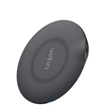 Load image into Gallery viewer, Veho DS-6 Qi 15W Fast Charging Pad 𝗪𝗜𝗥𝗘𝗟𝗘𝗦𝗦 𝗖𝗛𝗔𝗥𝗚𝗘𝗥
