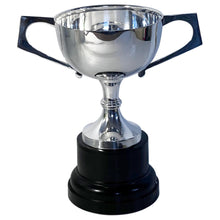 Load image into Gallery viewer, Elegant 9-inch (23cm) Silver Trophy Cup for Celebrating Achievements – Ideal Award for Sports, Competitions &amp; Ceremonies
