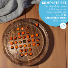 Load image into Gallery viewer, 22cm solitaire with clownfish glass marbles
