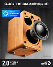 Load image into Gallery viewer, Majority D70X ACTIVE BLUETOOTH BOOKSHELF SPEAKERS – 70W HiFi HDMI ARC USB Optical – Brand New
