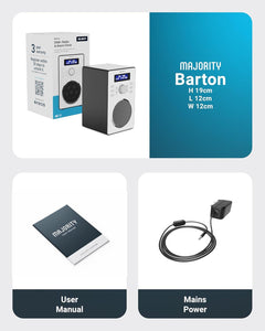 DAB, DAB+ Digital and FM Radio | Mains Powered DAB Radio with LED Display