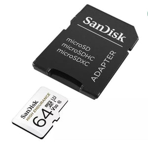 SanDisk High Endurance 100MBs MicroSD Memory Card - 64GB
