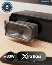 Load image into Gallery viewer, Refurbished Majority 𝗕𝗟𝗨𝗘𝗧𝗢𝗢𝗧𝗛 𝗧𝗩 𝗦𝗢𝗨𝗡𝗗𝗕𝗔𝗥 | 2.0 Stereo | Wireless &amp; Wall Mountable | HDMI ARC, AUX, Optical, Remote &amp; Brackets Included | Naga 40
