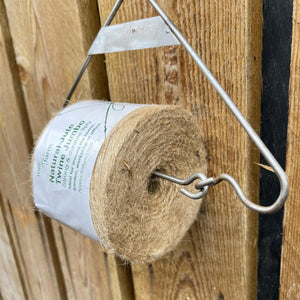 Cast iron hanging jute string dispenser garden accessory | Garden accessory | Supplied with 375m Natural Jute Twine