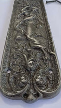 Load and play video in Gallery viewer, The Figurine – A Single Cast Iron Push Plate, Cast and Hand Finished in Antique Iron
