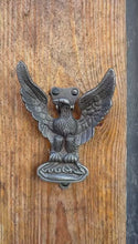 Load and play video in Gallery viewer, Eagle DOOR KNOCKER Cast Iron 90x120mm Front Door Architectural Hardware Antique Iron Victorian Style
