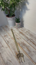 Load and play video in Gallery viewer, Brass Extending Toasting Fork – Marshmallow &amp; Bread Toaster for Log Burner, Open Fire or Fire Pit | Extends to 72cm
