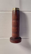 Load and play video in Gallery viewer, ANTIQUE BOBBIN LIGHT PULL,  upcycled from genuine antique bobbins, vintage bathroom ceiling light switch &amp; pull cord, unique piece of history for your bathroom
