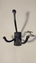Load and play video in Gallery viewer, Four-way Folding Coat Hook | Black Swivel Hook
