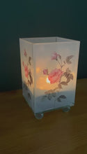 Load and play video in Gallery viewer, Elegant Rose Glass Votive Candle Holder – Decorative Accent for Warm Ambiance, Perfect for Home Decor, Gifts, or Special Occasions
