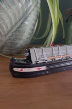 Load and play video in Gallery viewer, Detailed 20cm Wooden Model Canal Narrowboat Barge &#39;Ferret&#39; | Fully Assembled, OO Gauge | Ideal Canal Boat &amp; Narrowboat Gift
