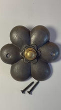 Load and play video in Gallery viewer, Victorian Flower Cast Iron Door Bell Push – Antique Style Traditional 90mm Entrance Hardware

