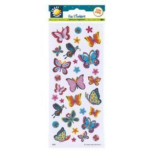 Craft Planet CPT 6561090 Blooms and Butterflies Stickers