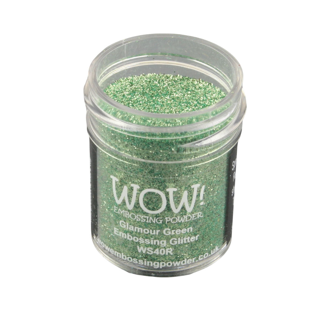 Wow! Glitter Embossing Powder 15ml - Glamour Green