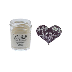 Wow! Embossing Powder 15ml - Pearlescent - White