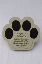 Load image into Gallery viewer, Free Standing Beloved Cat Memorial Plaque with inspirational Verse
