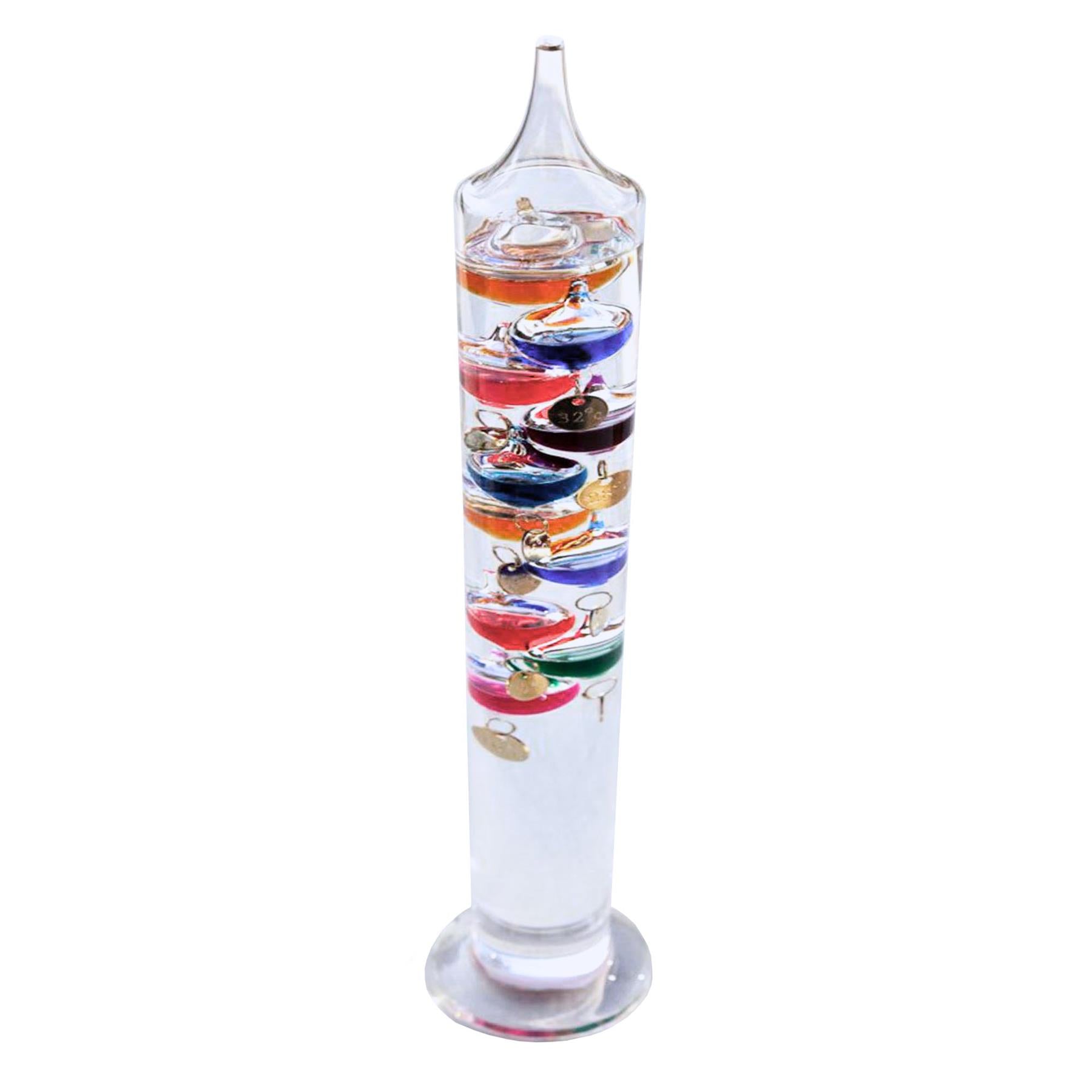 Large 44cm tall Free standing Galileo thermometer in Gift packaging –