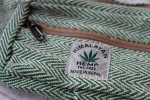 Hemp Cotton Travel Bum Hip Bag Money Belt