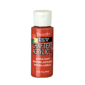 DecoArt Crafter's All Purpose Acrylic Paint 59ml - Bright Red