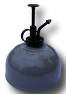 Wide base grey enamel plant mister