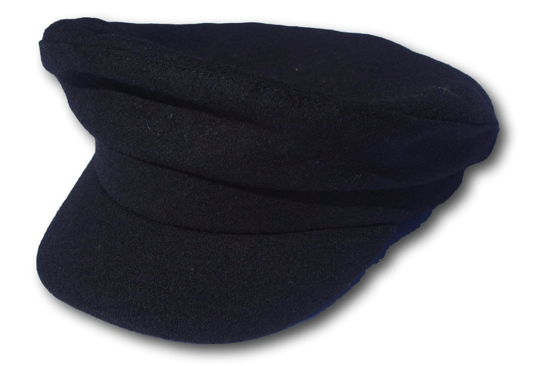 Traditional black wool breton Cap - Size Large / XL