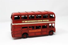 Load image into Gallery viewer, Vintage Red London Bus Kensington Metal Model Ornament
