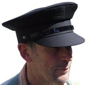 Grey chauffeur style hat - Size 58cm