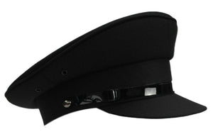 Black chauffeur style hat - Size 60cm
