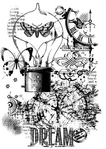 Woodware A6 Clear Cling Stamps - FRS681 Dream Machine