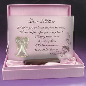 Dear Mother - Beautiful glass poem  and gift for your Mum