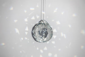 Crystal Ball Prism Pendant Glass Chandelier Hanging Pendant Rainbow Home Decor
