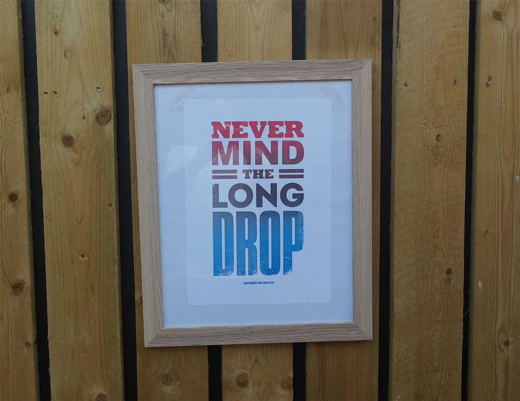 Never Mind The Long Drop Glastonbury Festival 2019 A4 Poster