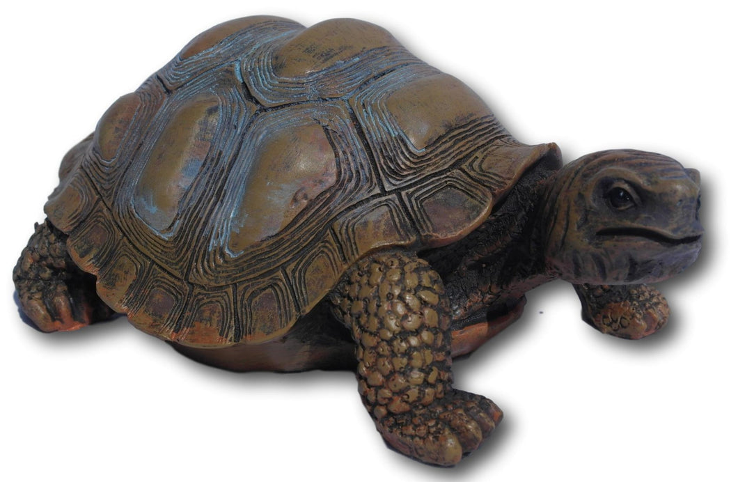 Large lifelike Tortoise ornament for indoor or outdoor dispaly