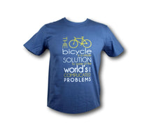 Load image into Gallery viewer, The bicycle is a simple solution T shirt Large 42&quot;/44&quot;
