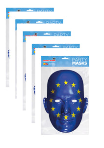 Five European Union Flag Face Mask