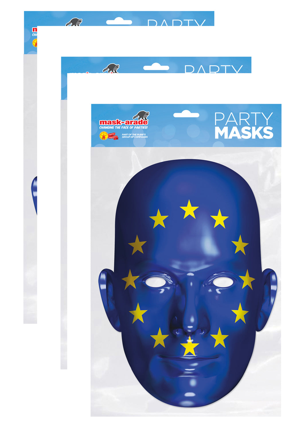 Three European Union Flag Face Mask