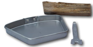 Traditional ash pan - 30cm wide ( 12" ) with detachable handle