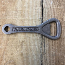 Load image into Gallery viewer, Cast Iron Volkswagon handheld Bottle Opener and Cast Iron Wall Mounted Volkswagon Bottle Opener
