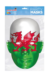 Wales Flag fancy dress face mask