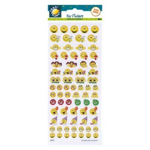 Craft Planet CPT 6561018 Smiles Stickers