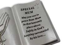 Load image into Gallery viewer, Praying Hands Special Mum Memorial Outdoor Diamante Ornament
