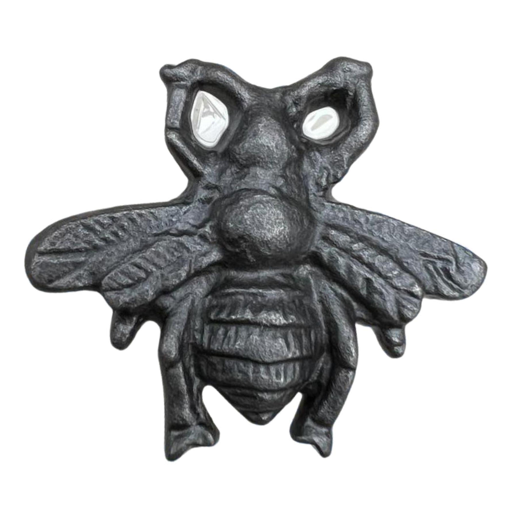 CAST IRON CUTE FLYING BUG INSECT SHAPED DRAWER KNOB for Kitchen cupboards | Cast Iron Antique style finish | Vintage charm meets modern functionality | 4.5cm wide x 2cm depth | Draw cabinet pull knob.
