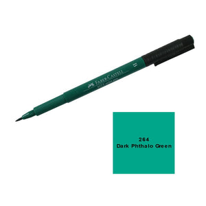 Faber-Castell Pitt Artist's Brush Marker Pen -264 Dark Phthalo Green